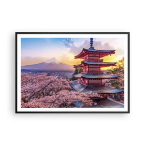 Poster in black frame - The Essence of Japanese Spirit - 100x70 cm
