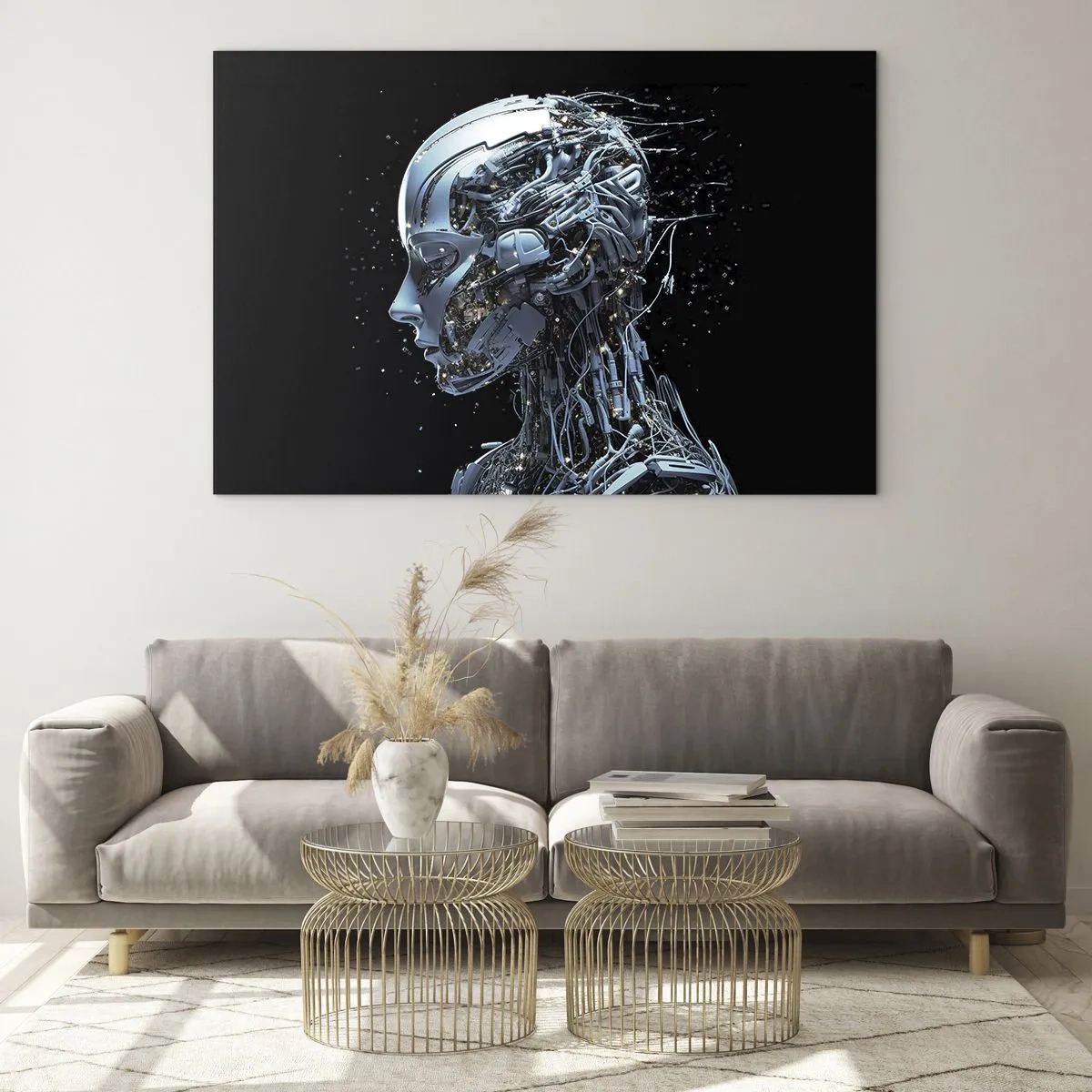 Glass picture - Technology Is a Woman - 100x70 cm