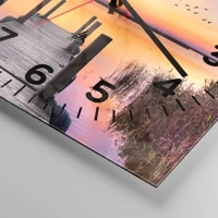 Clock face with numbers