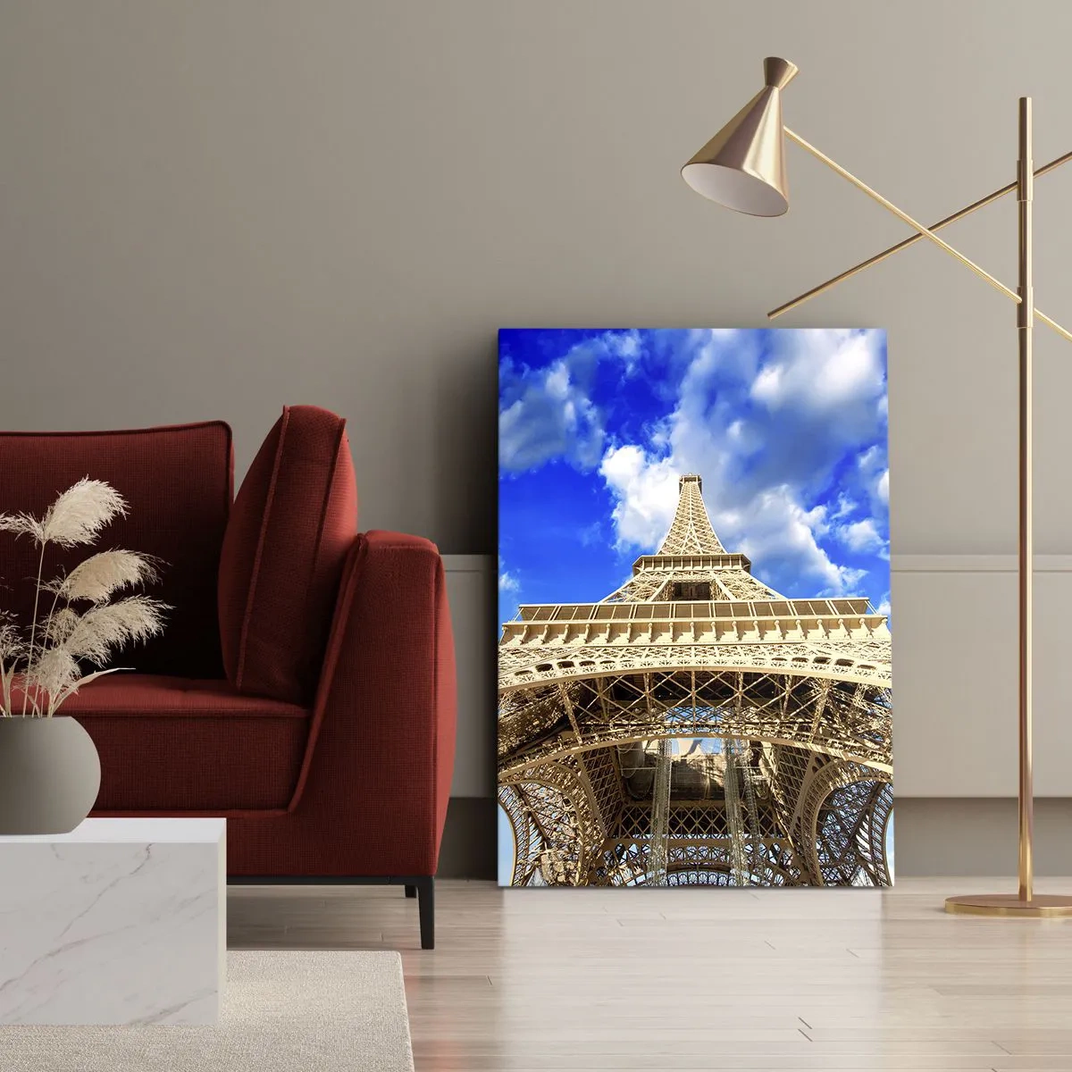 Canvas picture - Reaching Sky and Clouds - 50x70 cm