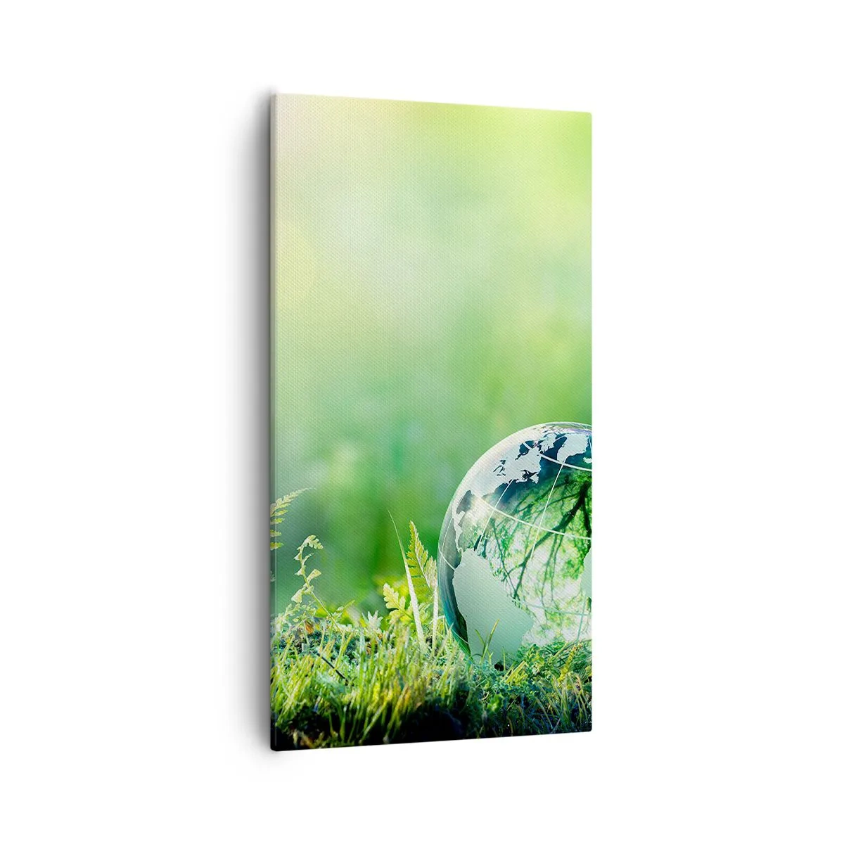 Canvas picture - Green Planet - 55x100 cm