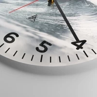 Clock face with numbers