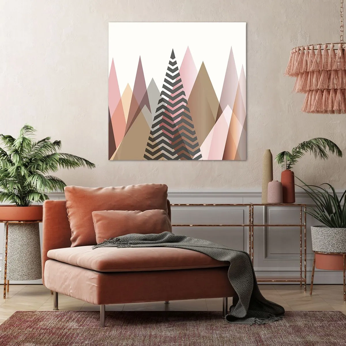 Canvas picture - View of the Piramide - 50x50 cm
