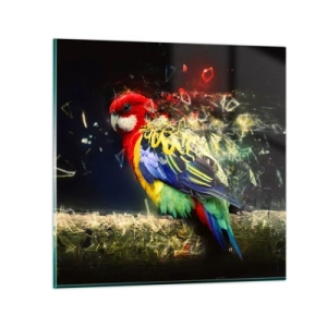 Glass picture - Messenger of Light - 30x30 cm