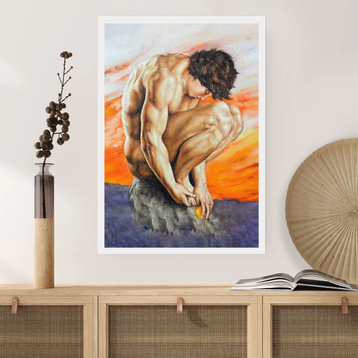 Poster - Submerged in Himself - 50x70 cm