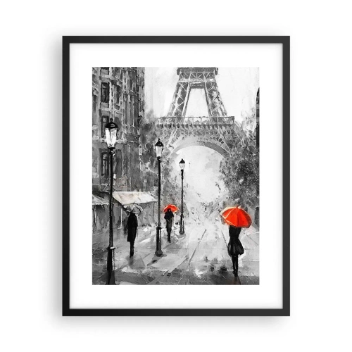 Poster in black frame - All Roads Lead to Her - 40x50 cm