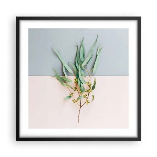 Poster in black frame - Pastel Subtlety - 50x50 cm