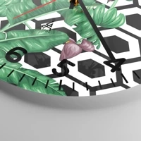 Clock face with numbers