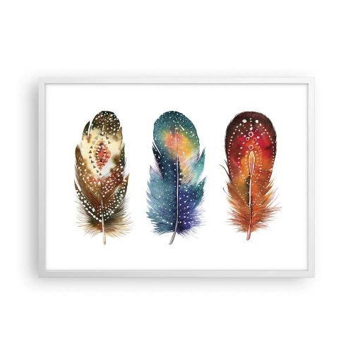Poster in white frmae - Rituals, Customs, Secrets - 70x50 cm