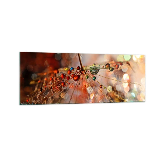 Glass picture - Strung on a Spider's Web - 140x50 cm