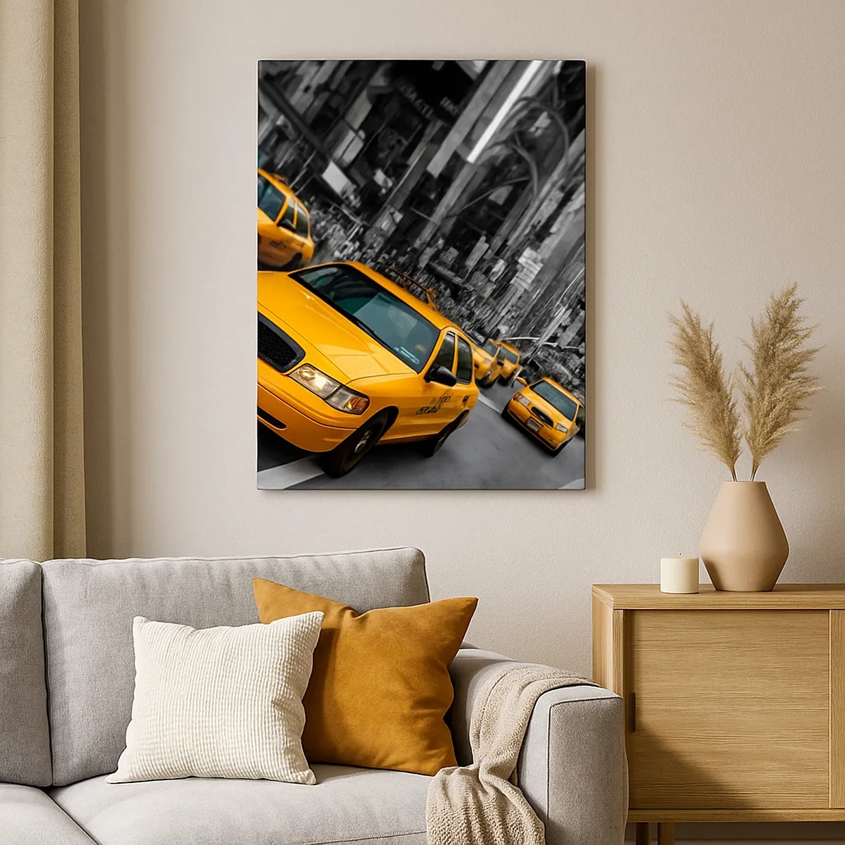 Canvas picture - New York Sun Drops - 50x70 cm