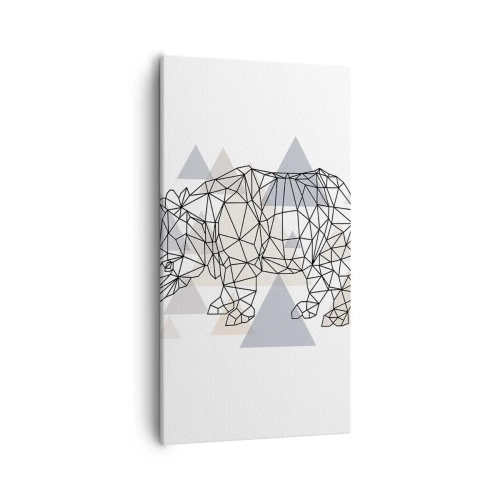 Canvas picture - Structure of Strength - 55x100 cm