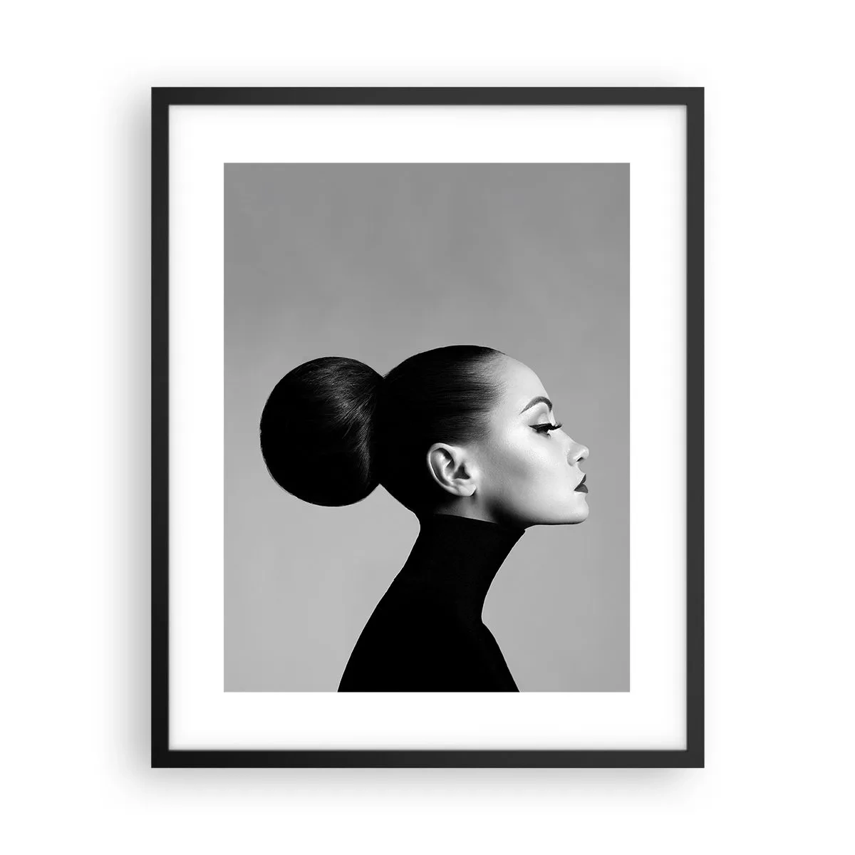 Poster in black frame - Modern Nefretete - 40x50 cm