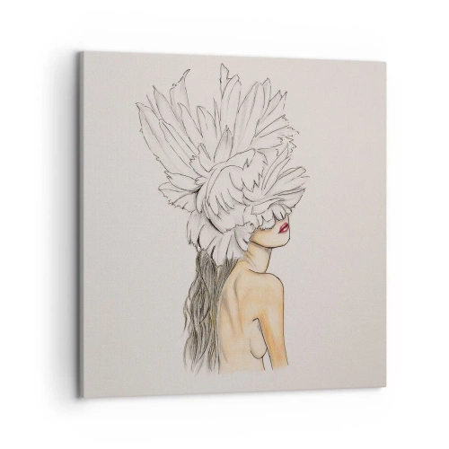 Canvas picture - Crowned Beauty - 50x50 cm