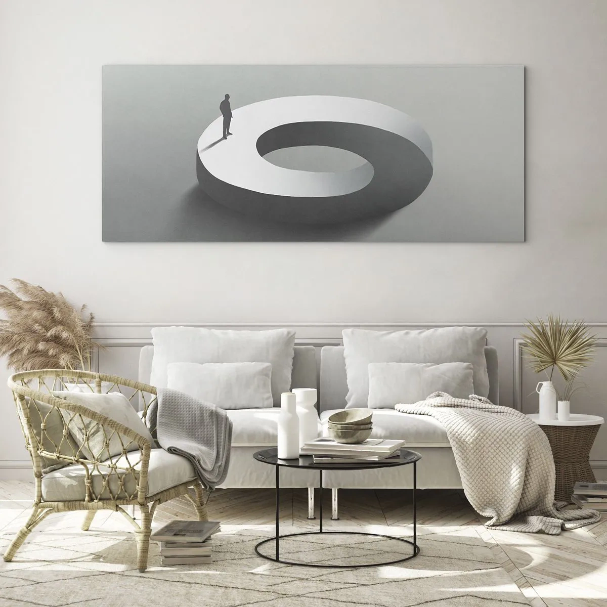 Glass picture - Puzzle It out - 120x50 cm