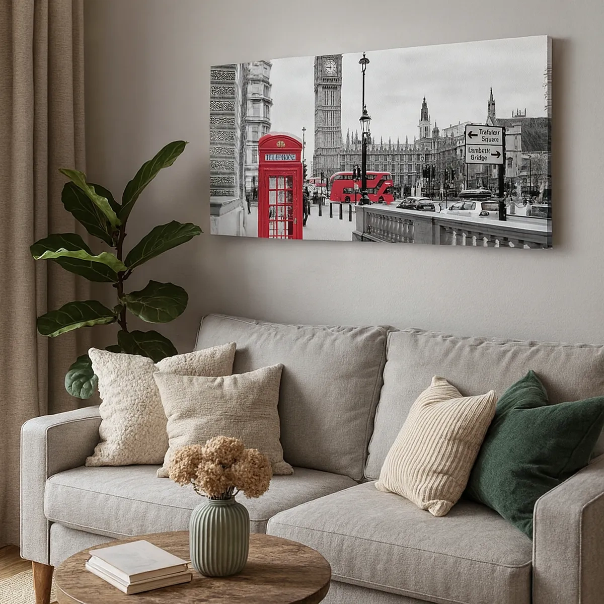 Canvas picture - Undoubtedly London - 30x30 cm