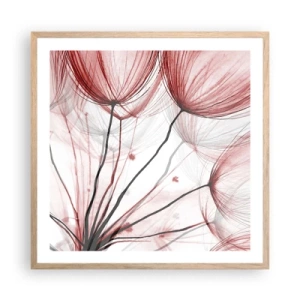 Poster in light oak frame - Before Takeoff - 60x60 cm