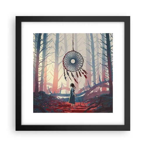 Poster in black frame - Mysterious Ritual of Life - 30x30 cm