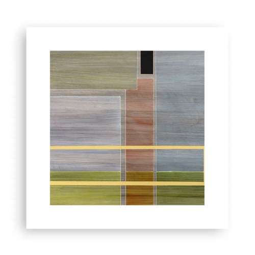 Poster - Straight and Calm - 30x30 cm