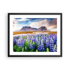 Poster in black frame - Strength and Severity next to Sweetness - 50x40 cm