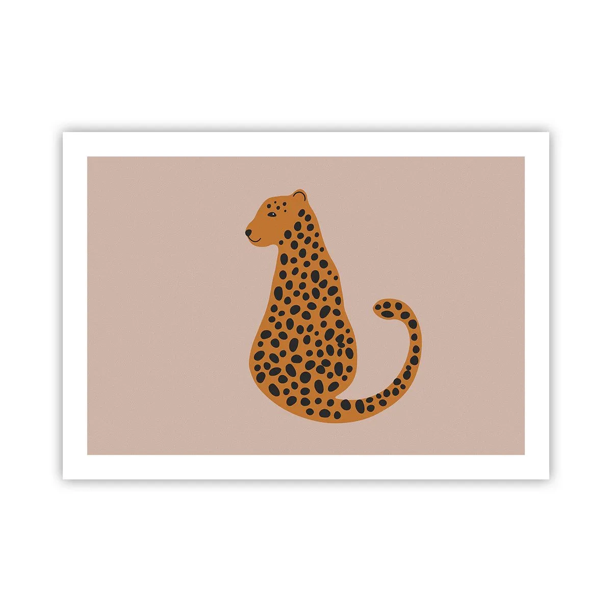 Poster - Leopard Print Is Fashionable - 70x50 cm