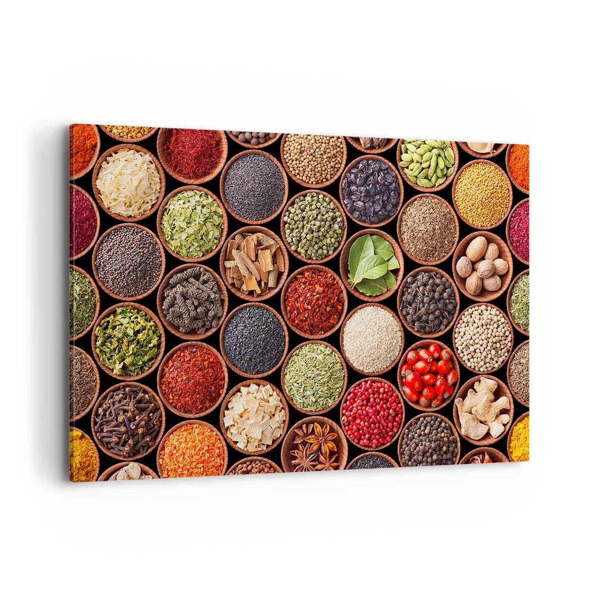 Canvas picture - All Flavours of the World - 120x80 cm