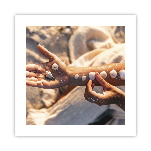 Poster - Beauty at Hand - 40x40 cm