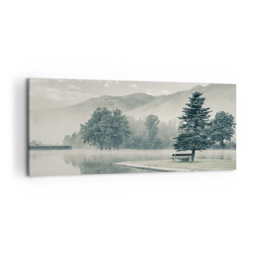 Canvas picture - Lake Is Still Asleep - 120x50 cm