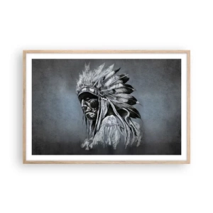 Poster in light oak frame - Return to the Roots - 91x61 cm