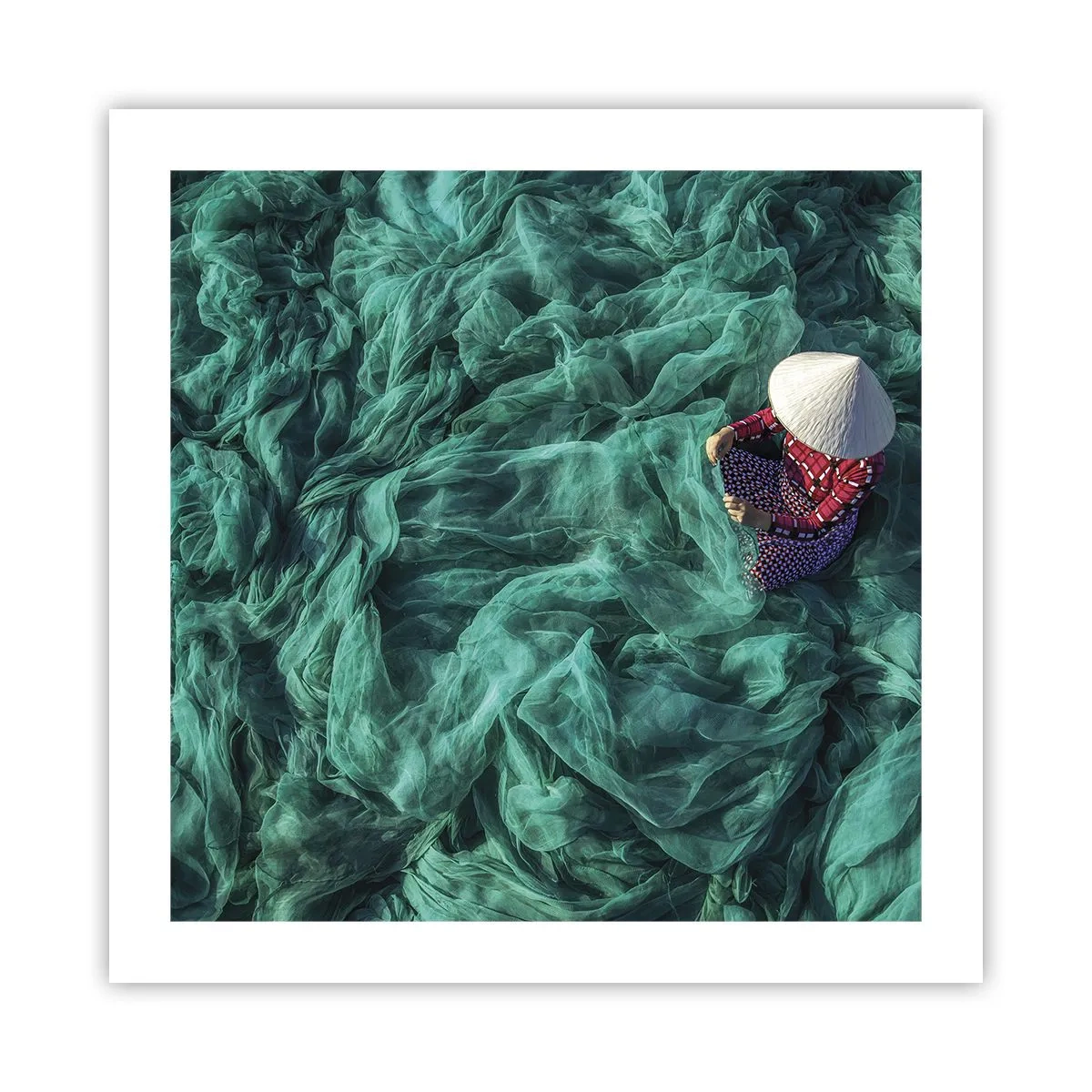 Poster - In the Sea of Nets - 50x50 cm