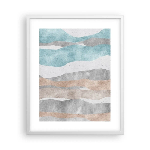 Poster in white frmae - Study of Continuity - 40x50 cm