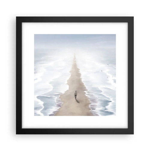Poster in black frame - Bright Future - 30x30 cm