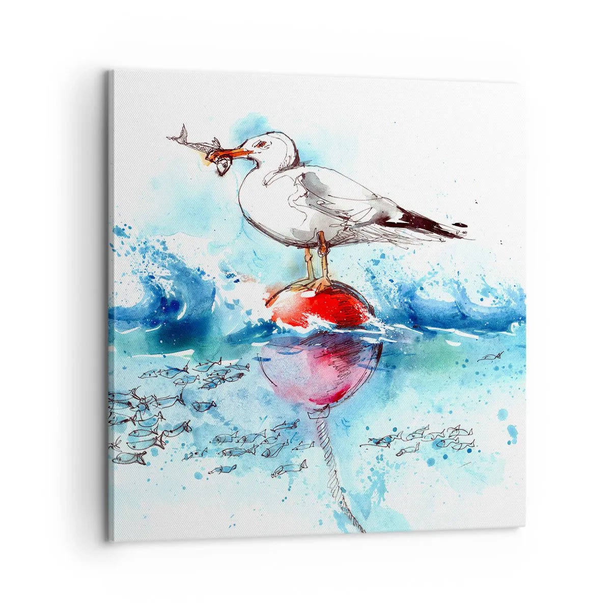 Canvas picture - Good Catch - 60x60 cm