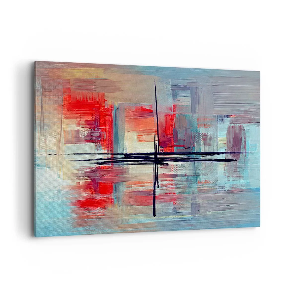Canvas picture - Landscape in a foreign Dimension - 100x70 cm