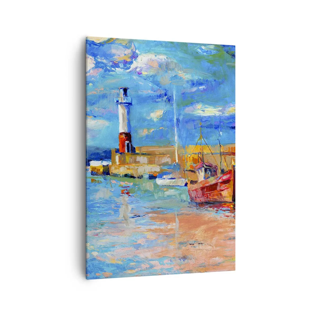 Canvas picture - Afternoon in a Rainbow Bay - 70x100 cm