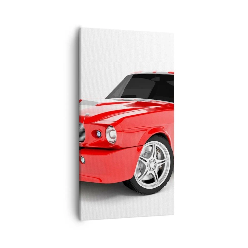 Canvas picture - Mustang fast as a Wind - 55x100 cm