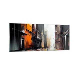 Glass picture - Rainy Day - 100x40 cm
