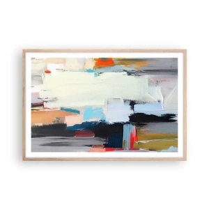 Poster in light oak frame - Is There a Method? - 91x61 cm