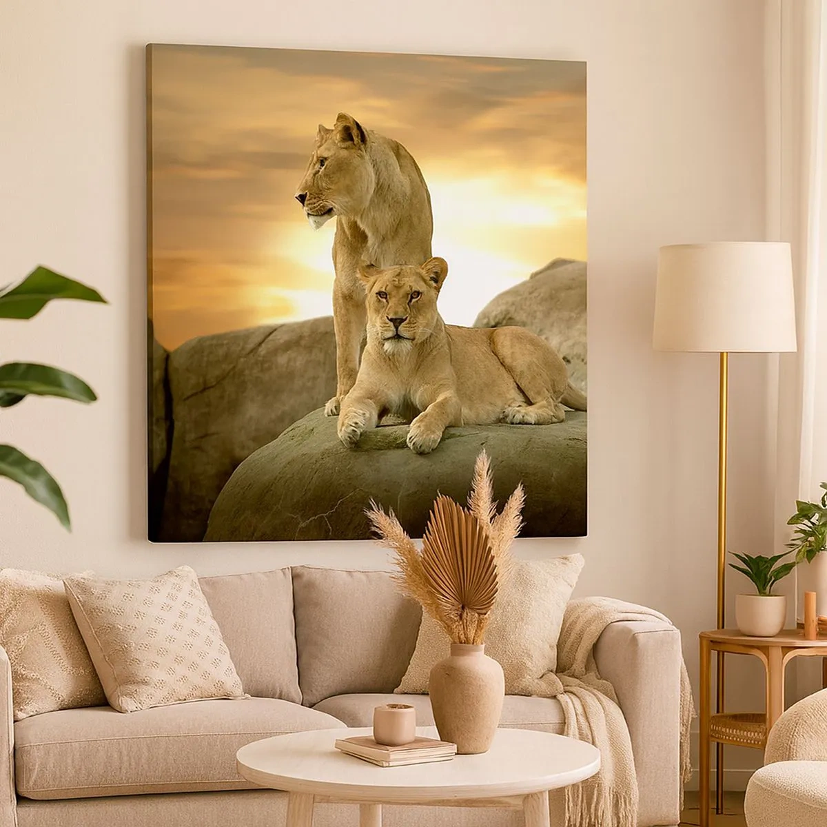 Canvas picture - Royal Majesty - 30x30 cm