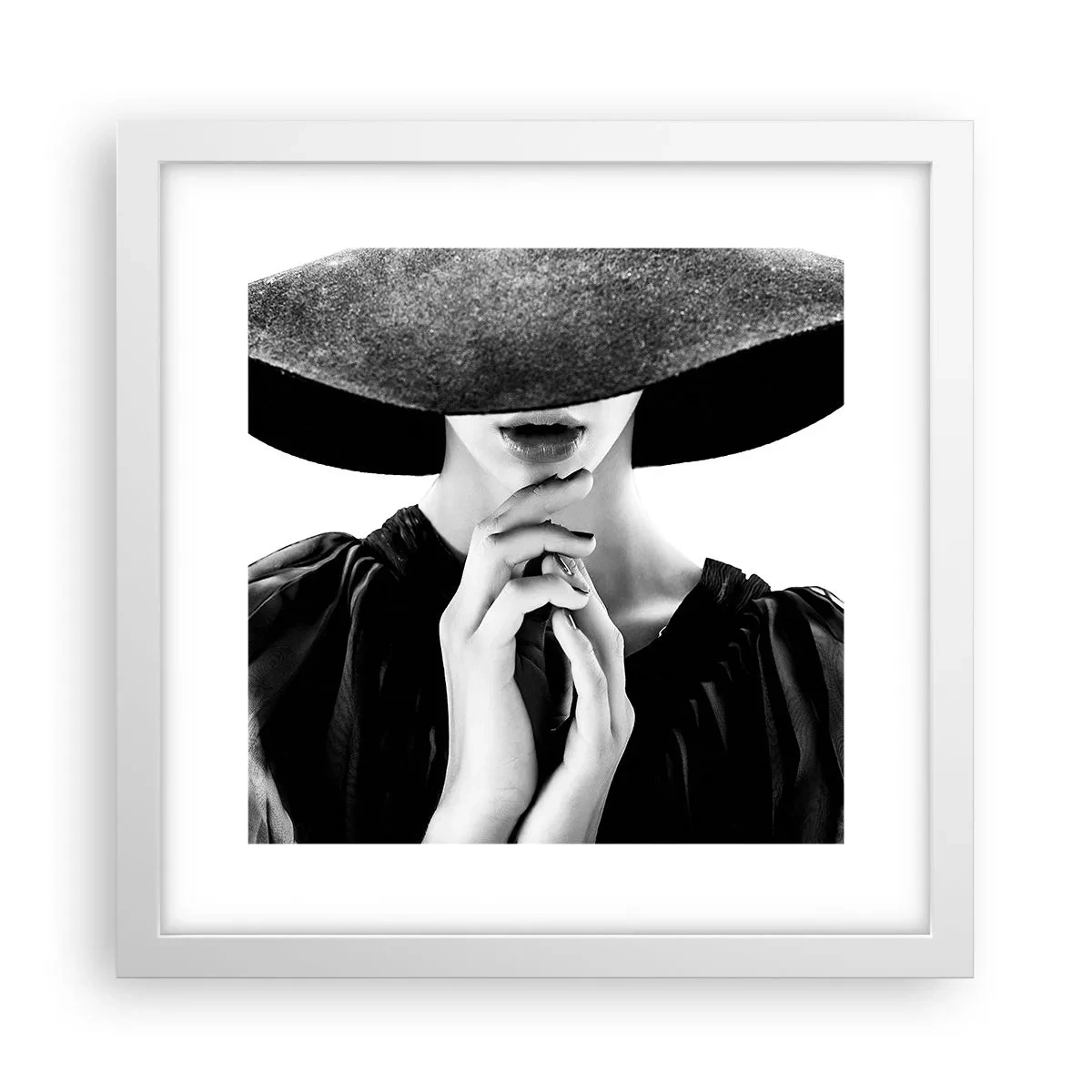 Poster in white frmae - Hidden Beauty - 30x30 cm