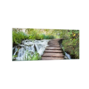 Glass picture - Not Such Quiet Water - 120x50 cm