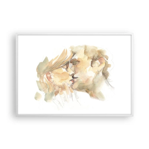 Poster in white frmae - The Missing Half? - 100x70 cm