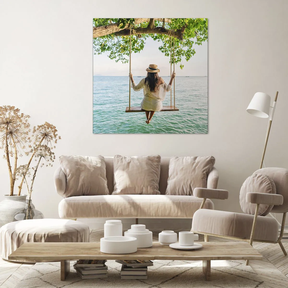 Canvas picture - Life Is Beautiful - 30x30 cm