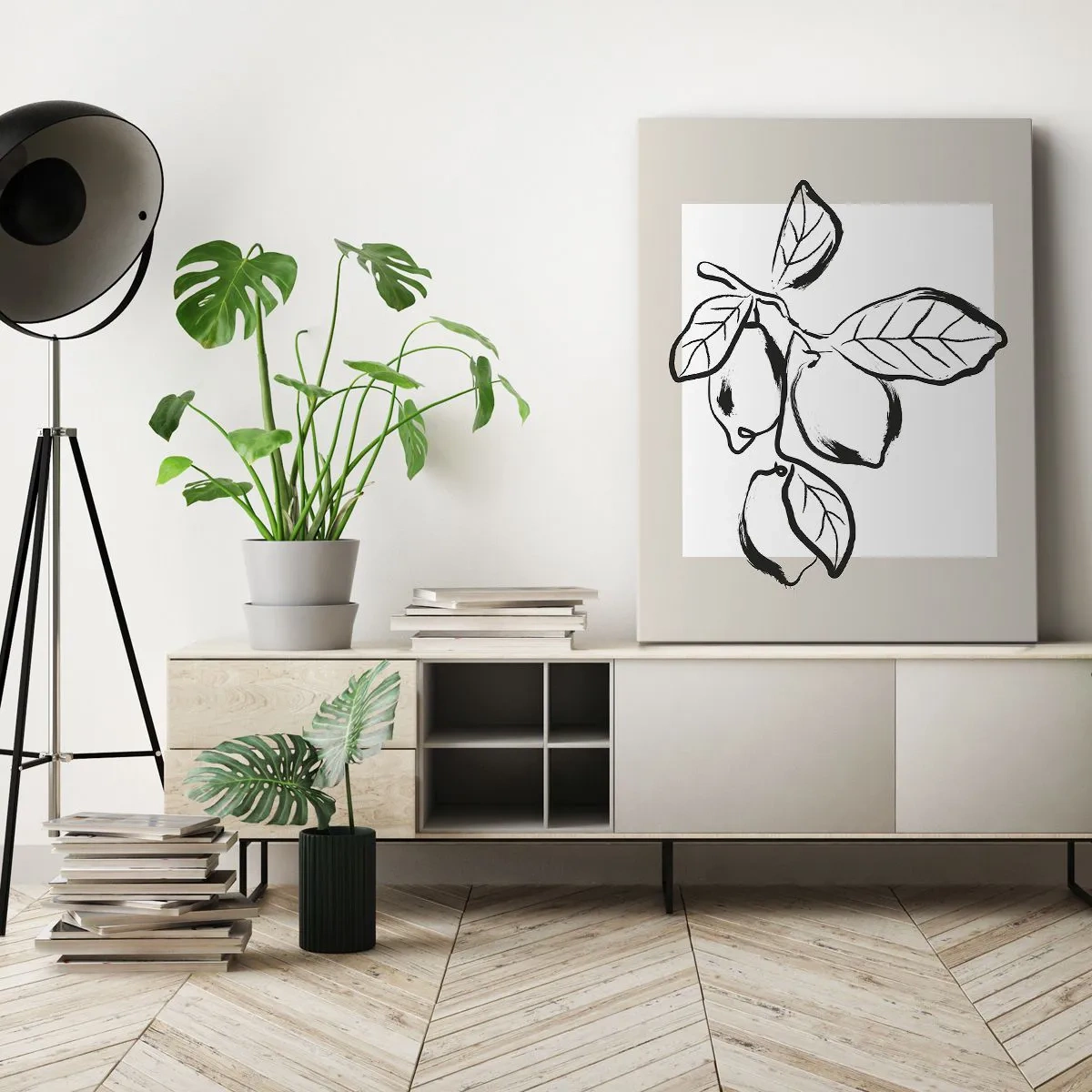 Canvas picture - Where Lemon Matures - 50x70 cm