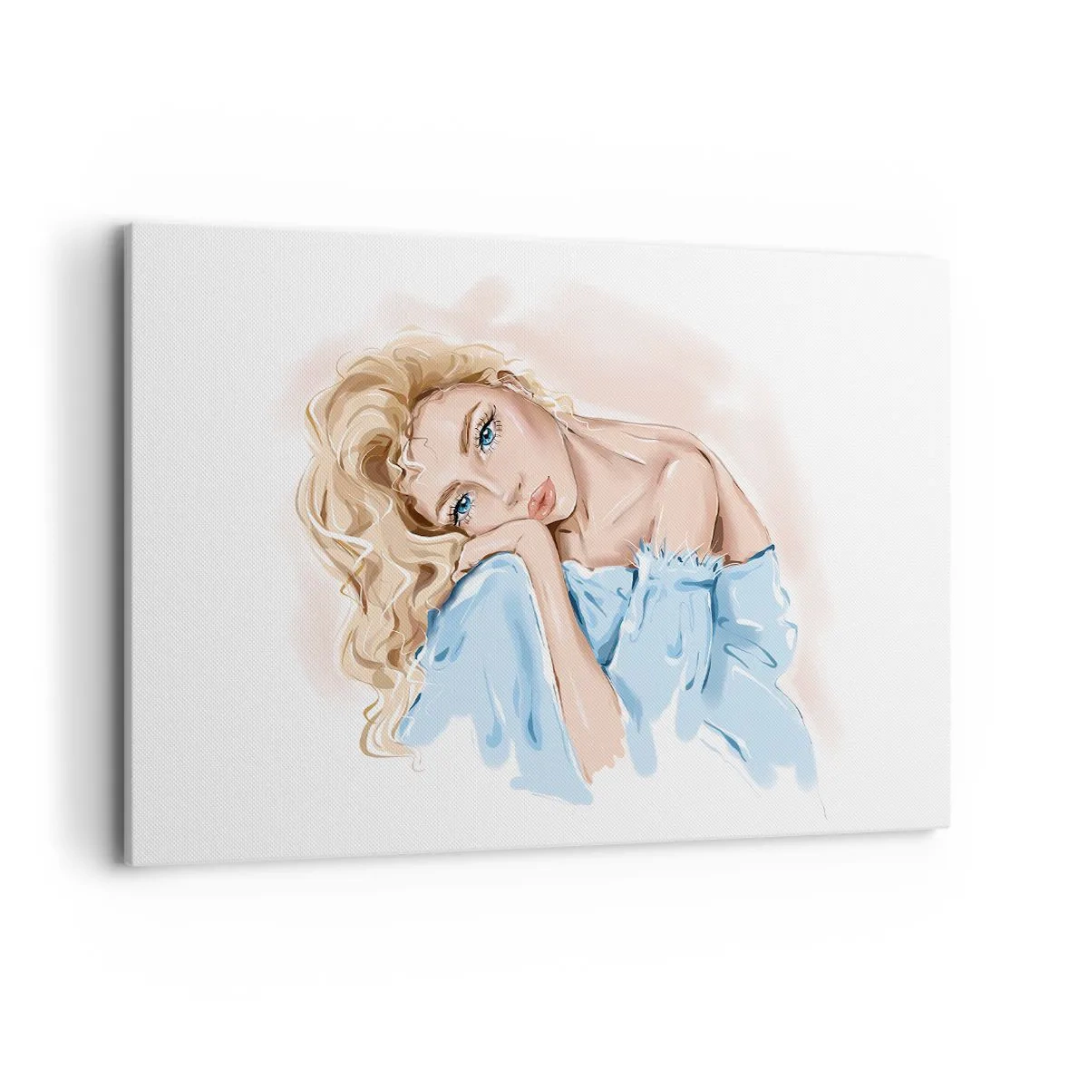 Canvas picture - Dreamy in Blue - 120x80 cm
