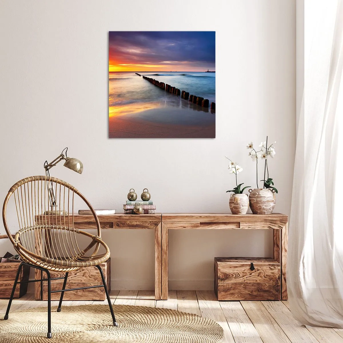 Canvas picture - Listen to the Silence - 50x50 cm