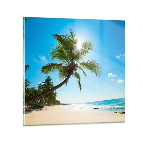 Glass picture - Do Not Show to Anyone - 40x40 cm