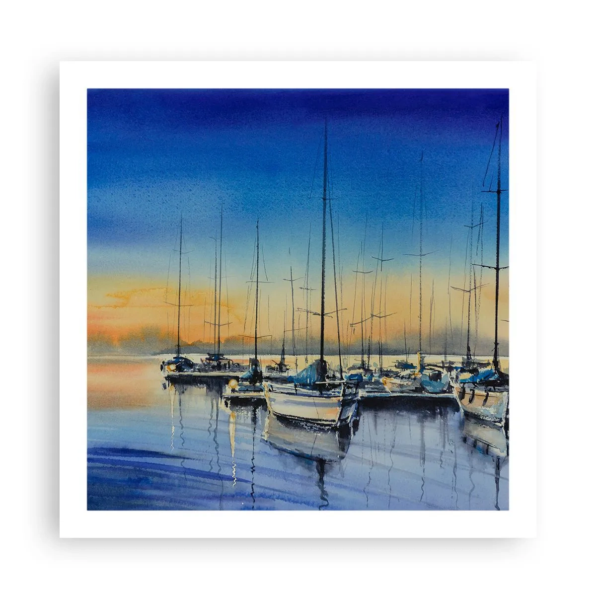 Poster - The End of a Good Day - 60x60 cm