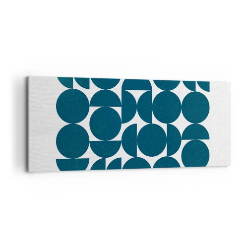 Canvas picture - Circles and Semicircles - 100x40 cm