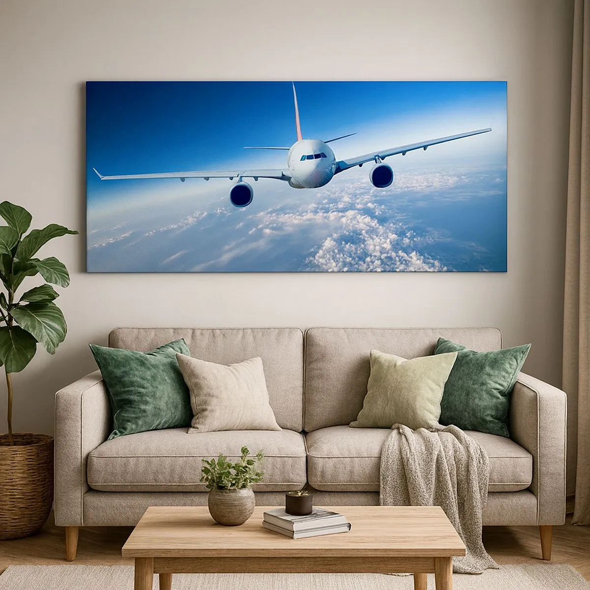 Canvas picture - I Am Flying - 100x40 cm